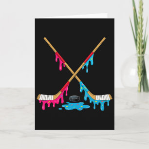 Hockey Ice Cream Drip Boys Ice Hockey Youth Player Card