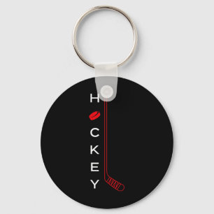 Hockey Ice Hockey Player Gift 2 Keychain