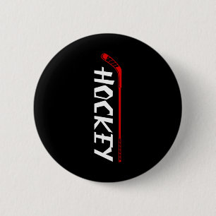 Hockey Ice Hockey Player Gift 8 Button