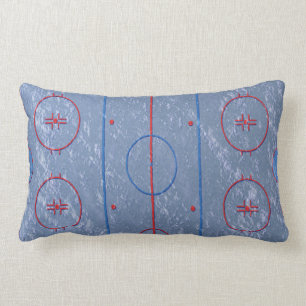 Hockey Ice Rink Field Pitch Pillow