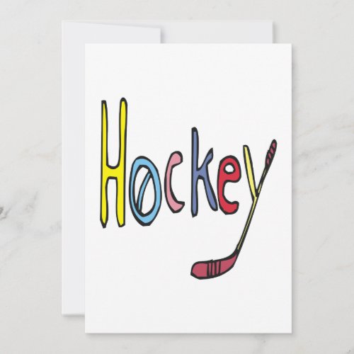 Hockey Invitation