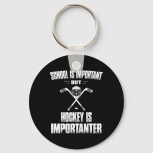 Hockey Is Importanter Gifts S For Boys And Men Keychain