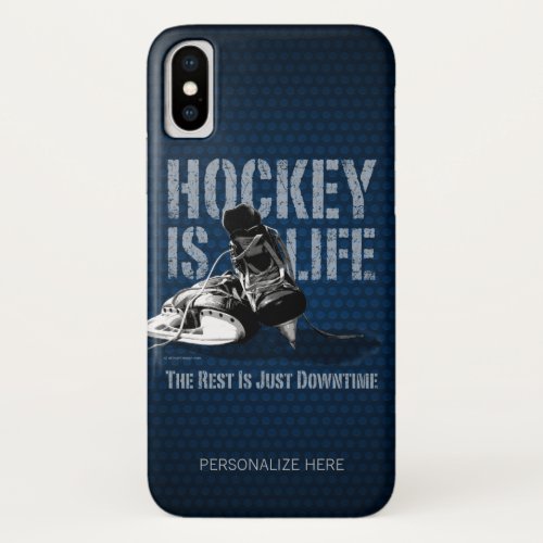 Hockey Is Life iPhone XS Case