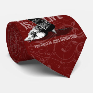 Hockey Is Life Neck Tie