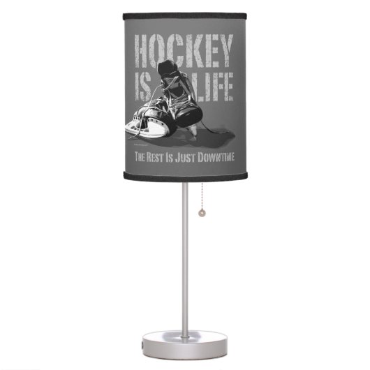 Hockey Is Life Table Lamp (Left)