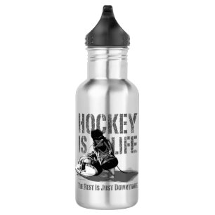 Hockey Is Life Water Bottle
