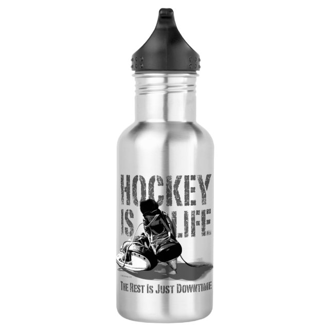 Hockey Is Life Water Bottle (Right)