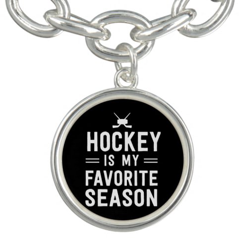 Hockey is my favorite season bracelet