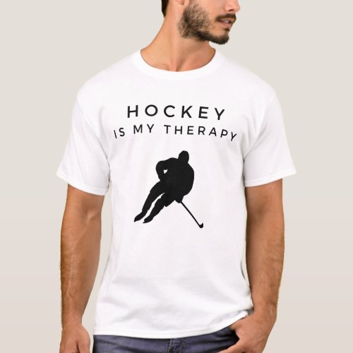 Hockey Is My Therapy T_Shirt
