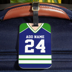 Personalized Hockey Luggage Tags