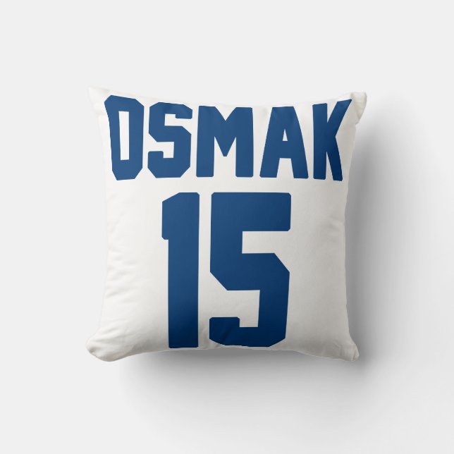 hockey jersey personalized throw pillow 16" x 16" (Front)