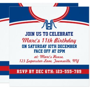 Hockey Birthday Invitations Zazzle Hockey Jersey Themed Party Invites Template