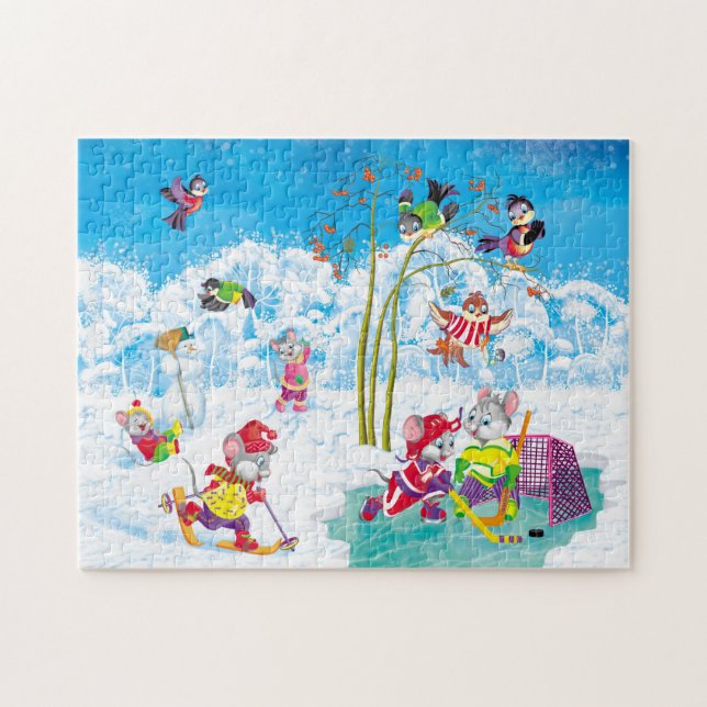 hockey jigsaw puzzle (Horizontal)