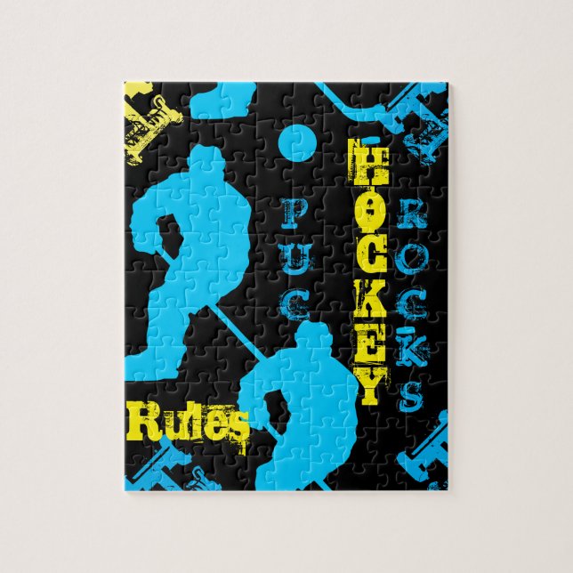 Hockey Jigsaw Puzzle (Vertical)