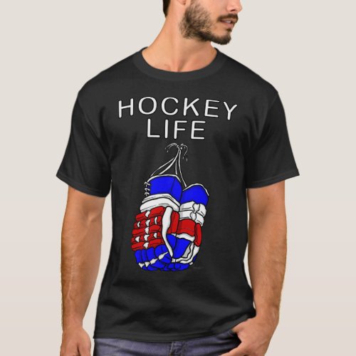 HOCKEY LIFE Ice Hockey Gloves T_Shirt