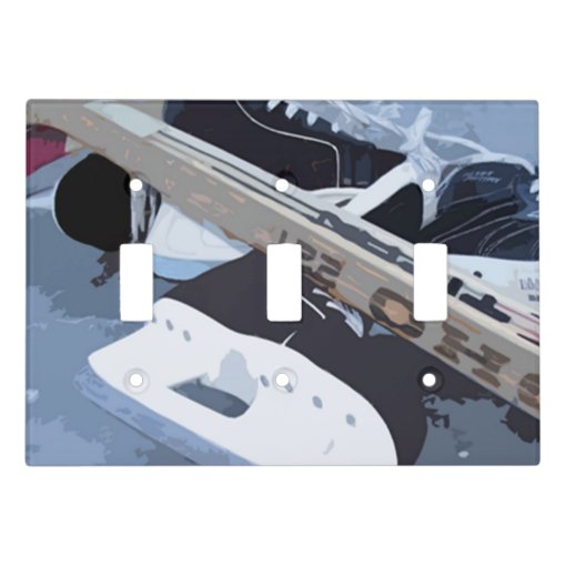 Hockey Light Switch Cover Zazzle