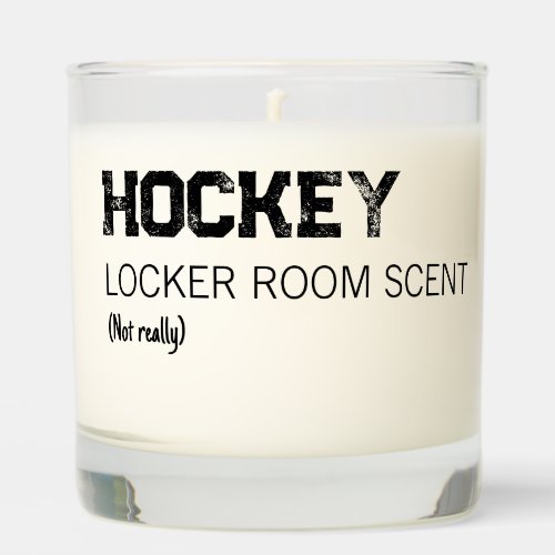 Hockey Locker Room funny Scented Candle