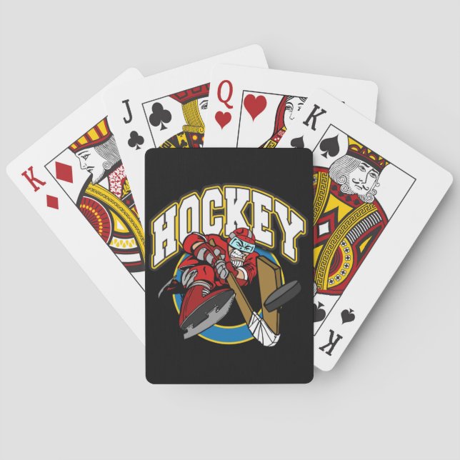 Hockey Logo Poker Cards (Back)