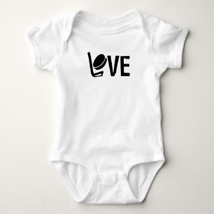 Hockey Love Baby T-Shirt Baby Bodysuit
