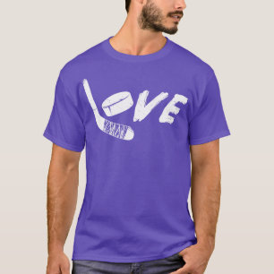 Hockey Love Ice Hockey Player  T-Shirt