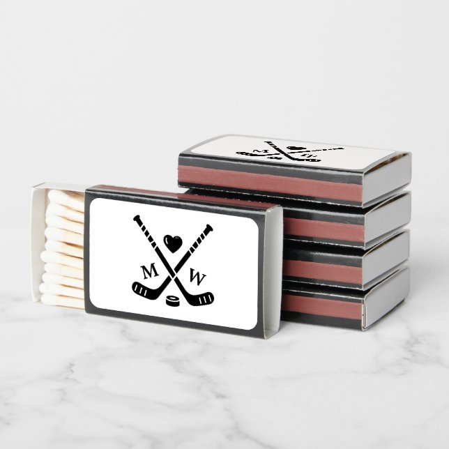 Hockey Love Matchboxes (Stacked)