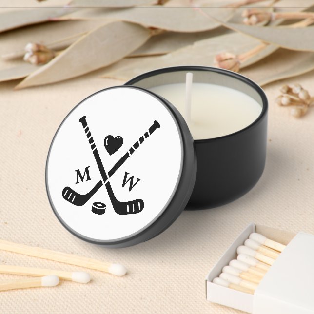 Hockey Love Mini Candle Favors (Insitu)
