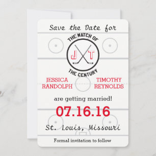 Hockey Love Save the Date