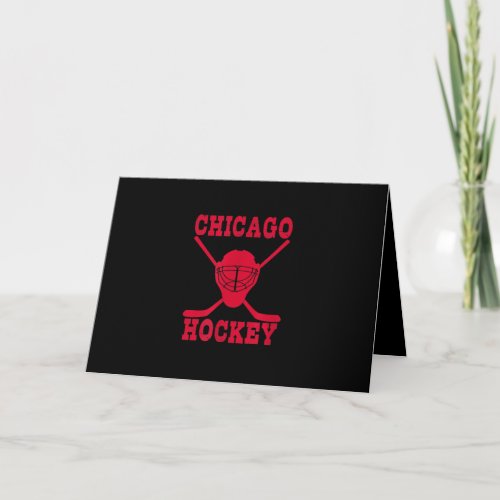 Hockey Lover  Chicago Hockey Card