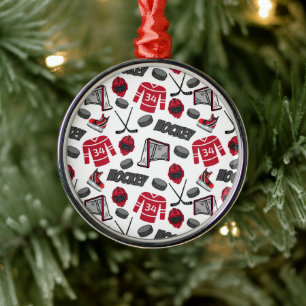 Hockey Lover Christmas Ornament Keepsake