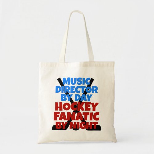 Hockey Lover Music Director Tote Bag