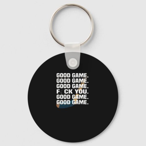 Hockey Lover  This Hockey Match Is Just Good Game Keychain