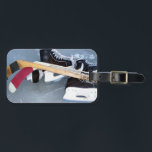 Hockey Luggage Tag<br><div class="desc">hockey background for ANY HOCKEY FAN or PLAYER !
photography art by kaps images</div>