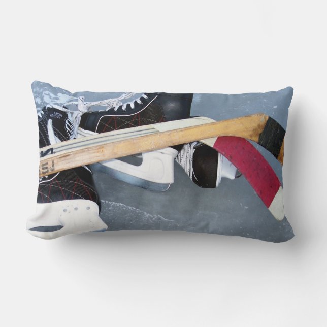 Hockey Lumbar Pillow (Front)