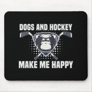 Hockey Makes Me So Happy Coach Gifts Player Ice Pe Mouse Pad