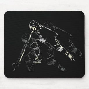 Hockey Mania - Hockey Player Mouse Pad