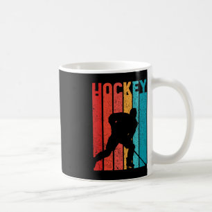 Hockey  Men's Children's Retro  Ice Hockey Player  Coffee Mug