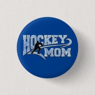 Hockey Mom Athletic Tail Button
