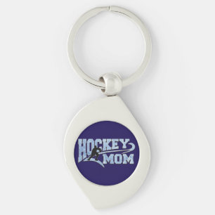 Hockey Mom Athletic Tail Keychain