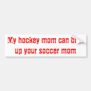 Hockey Mom Bumper Sticker