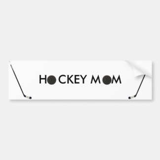 hockey mom bumper sticker