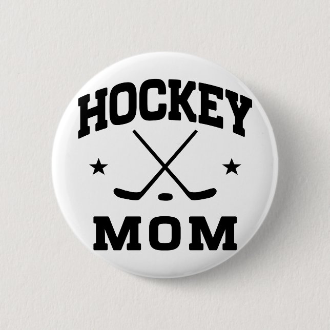 Hockey Mom Button (Front)