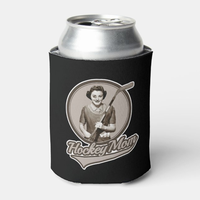 Hockey Mom Can Cooler (Can Front)