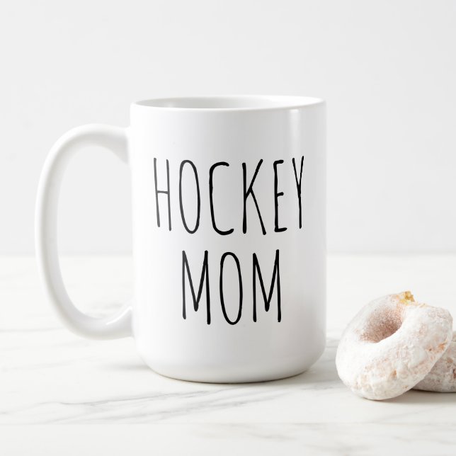 Hockey Mom Coffee Mug (With Donut)