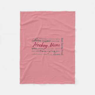 Hockey Mom - Collage Fleece Blanket