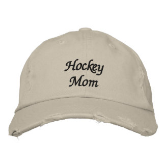 Hockey Mom Embroidered Baseball Hat