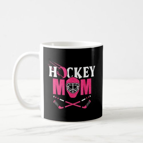 Hockey Mom  For Women Mama Mothers Day Vintage 2  Coffee Mug