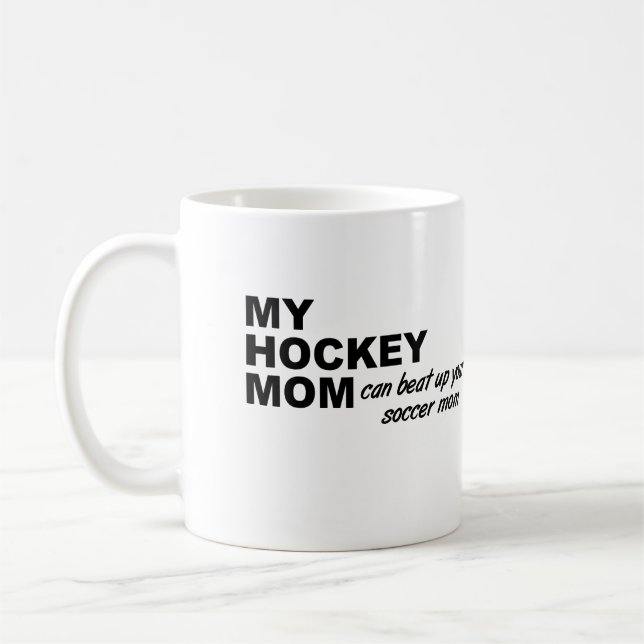 Hockey Mom Funny Mug (Left)