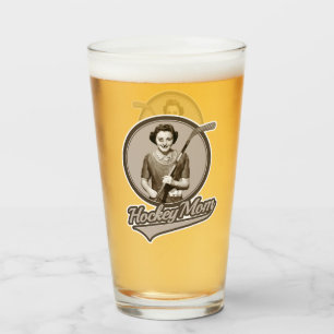 Hockey Mom Glass
