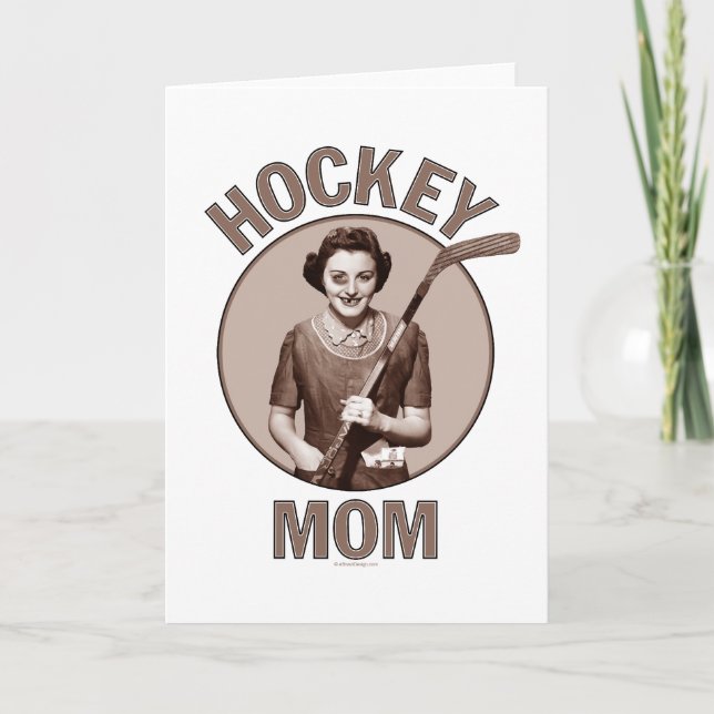 Hockey Mom greeting and notecards (Front)