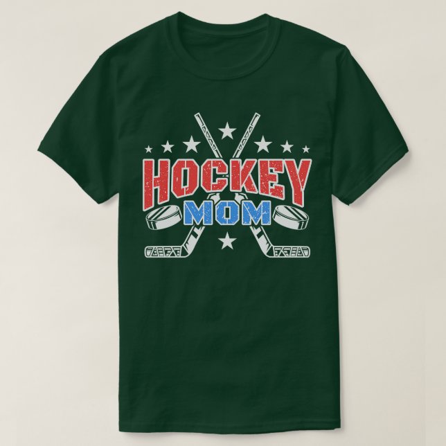 Hockey Mom Ice Hockey  T-Shirt (Design Front)